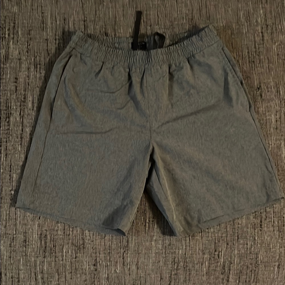 J. Crew Factory Gray Athletic Shorts with Elastic Waistband
